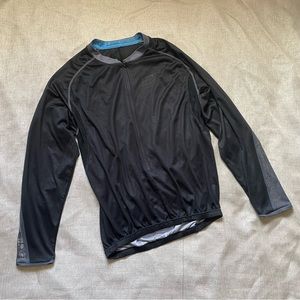 Troy Lee Designs 3/4 Zip Long Sleeve Cycling Jersey Large Black